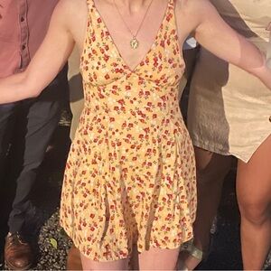 Free People Floral Mini Dress